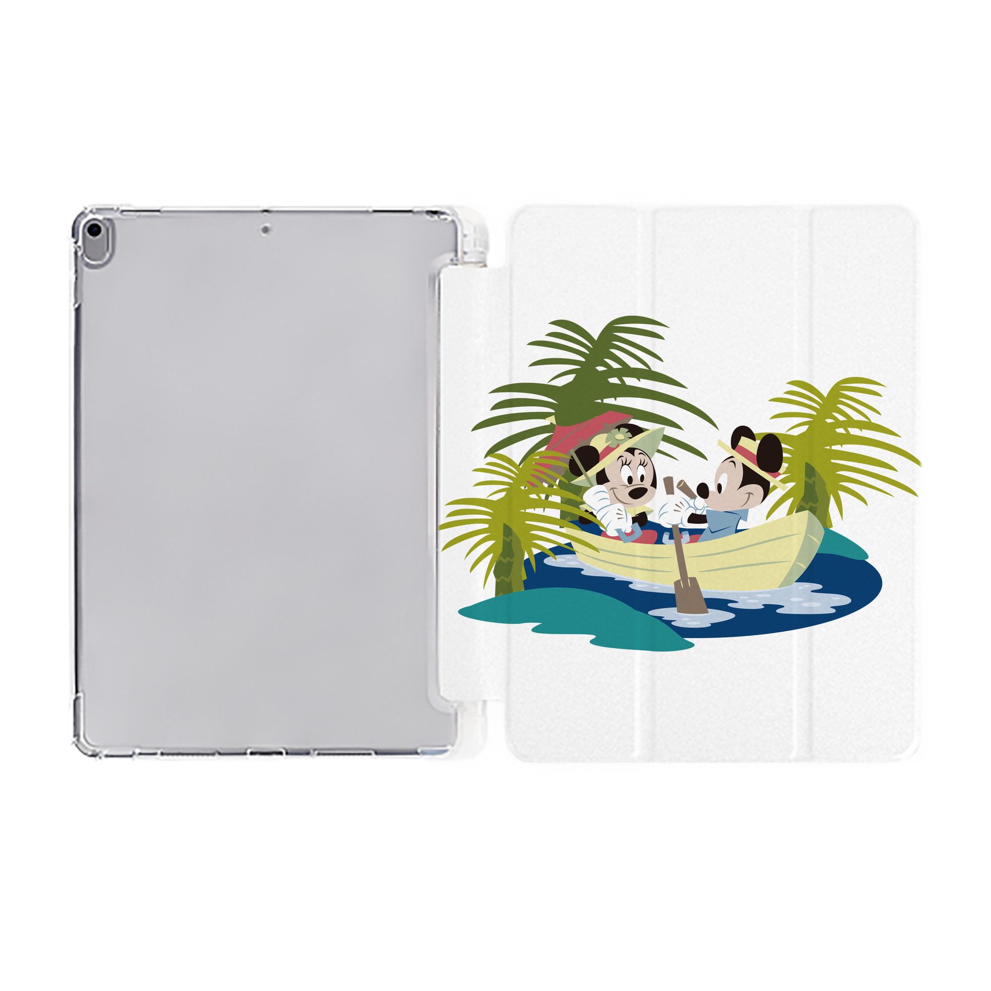 ミッキーマウス Mickey Mouse IPad ケース ペン収納付き 三つ折りスタンド PUレザー×シリコン 対応機種9.5/10.5/10.9インチ